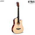 HI VOLTS AS06 BEGINNER LEVEL STUDENT SERIES ACOUSTIC GUITAR. 
