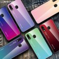 Gradient Tempered Glass Case For Samsung Galaxy A01 A11 A21S A31 A41 A51 A71 A10 A40 A50 A70 A20E A20S A30S M11 M21 M31 S Cover. 