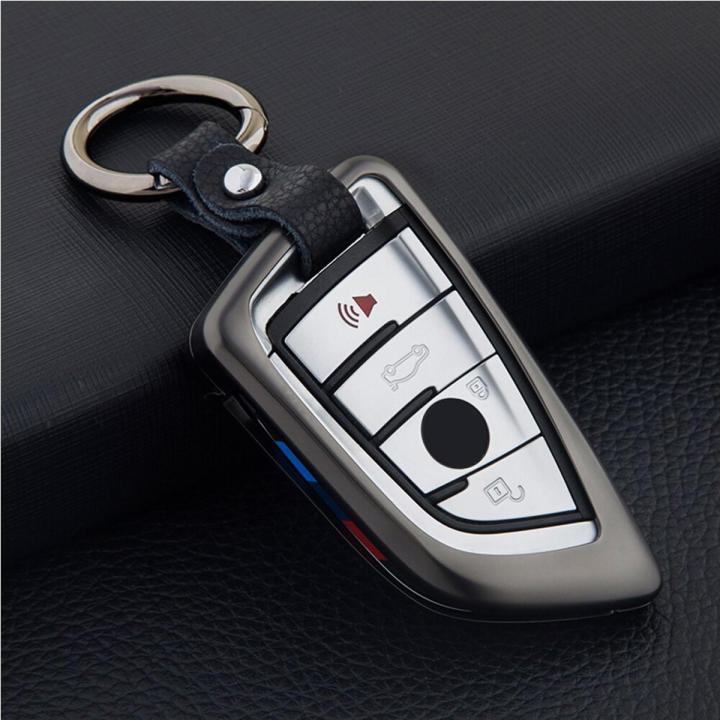 Hard zinc alloy Car Key Case Cover For BMW X1 X3 X4 X5 X6 F15 F16 F48 G30 G38 525 540 730 740 1 2 5 7 Series 218i