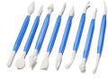 8pcs Cake Tool Kitchen Baking Tools Kits Fondant Cake Decorating Tools Set Plastic Cake Engraving Cutting Pens Cream Pastry Modelling Tools. 