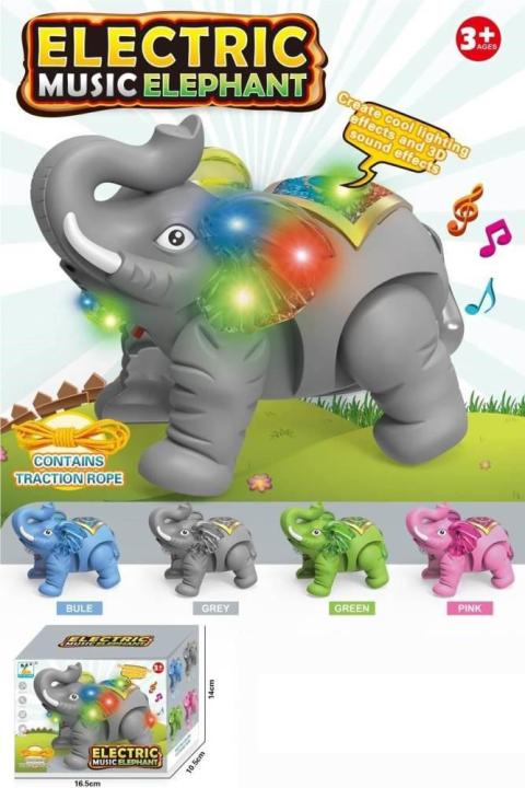 "Clever Elephant" or "Music Elephant" toy. It is a battery-operated toy ...