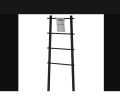 Towel  Holder Iron Stair Black Towel  Holder. 