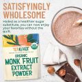 Organic Pure Monk Fruit Sweetener, No Erythritol 4oz, 100% Monk Fruit Extract Organic Powder for Keto and Paleo Diet, No Aftertaste, Zero Calories, Zero Carbs, Pure Monk Fruit Powder, 365 Servings. 