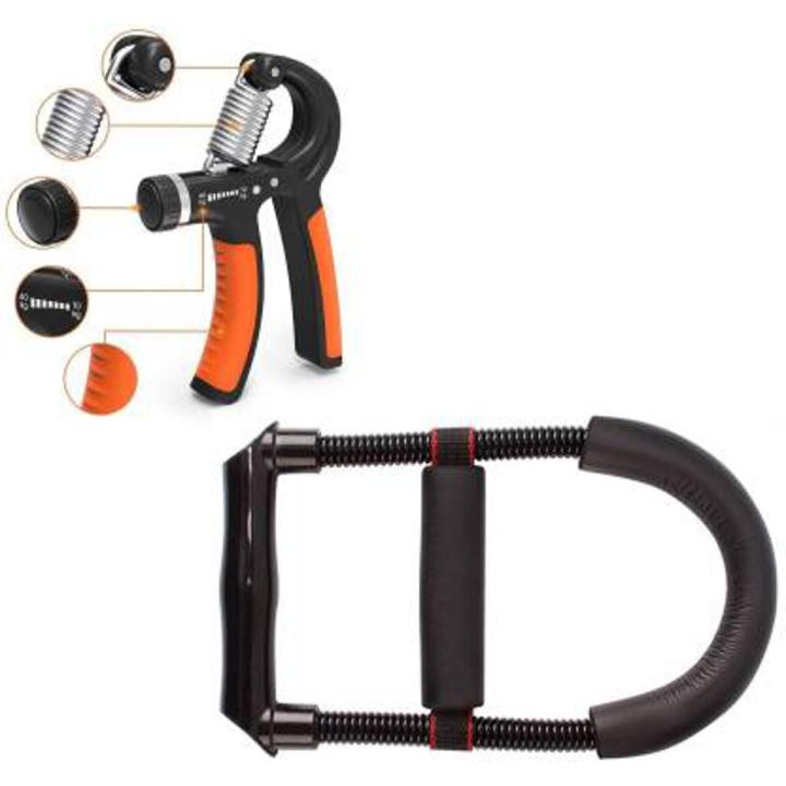 Pack Of 2 Wrist Exerciser & Adjustable Hand Gripper