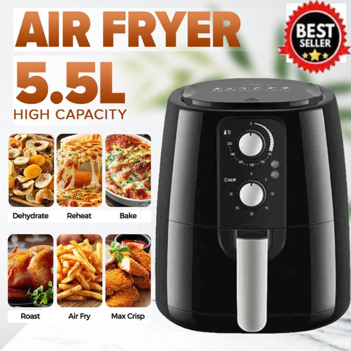 Air fryer 5.5L with 6 FREE accessories. Imported.CAMEL AIR FRYER