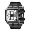 Oulm 3364 Casual Wristwatch Square Dial Wide Strap Men'S Quartz Watch Luxury Brand Male Clock Super Big Watches For Men. 