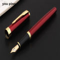 New High Quality 398 Matte black Business Office Fountain Pen New School Student Stationery Supplies. 