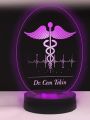 Customize 3d Doctor Name illusion lamp, 3D Light Lamp, Night Lamp, Decoration Piece, Gift Piece. 