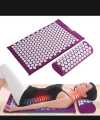 HMT Acupressure Massage Mat With Pillow For Stress/Pain/Tension Relief Body Relax Massage Acupressure Mat Yoga Sit Lying Mats Cut Pain Stress Soreness - Multi. 