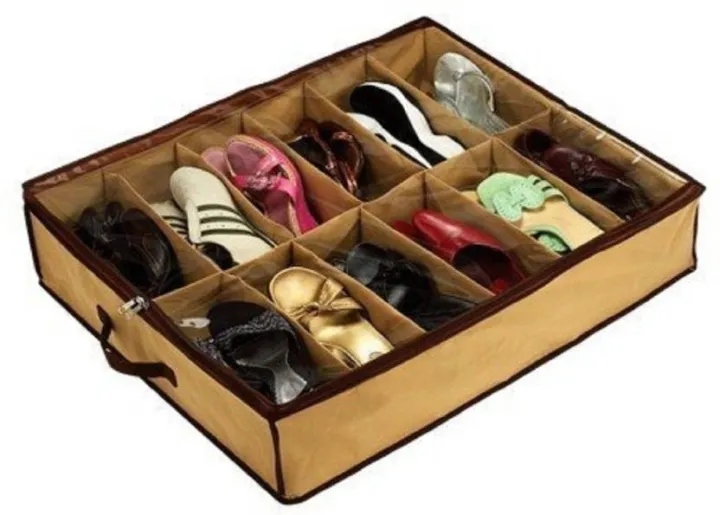 Home%20Shoes%20Organizer%20-%2012%20Shoes%20Storage%20Under%20Bed%20Closet%20high%20quality%20-%20Image%204