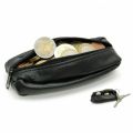 1pc 12x6cm Portable Black Coin Purse Ultra-light Women Multifunctional Bag Purse Key Leather Handbag For Gifts PU Mini Fash F3I7. 