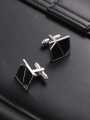 Cufflinks for Men | Golden Black Decent Cufflinks. 