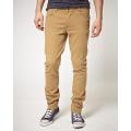 Khaki Cotton Men's Chino Slim Fit. 