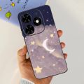 Cover For Tecno Spark Go 2024 BG6 Case Luxury Flower Girl TPU Soft Silicone Cover For Spark Go 2024 Pop 8 6.6 Phone Case Coque. 