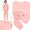 Girls 2 Piece Outfits Stylish Tracksuit Full sleeve T-shirt and Trouser Kids Clothing Sets. 