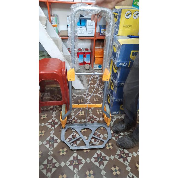Aluminum Hand Luggage Trolley Folding Trolley Cart Portable Hand Trolley carrying MAX Load 85 KG