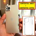 Convert iPhone X  to 11 PRO / 11 PRO MAX, Converter Sheet Back Protection Camera Lens Protection Convert iPhone Case. 