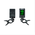 【Footprint】 Guitar Tuner Digital Clip-On Tone Tuner For Electric Urikri Bass Violin Universal 360 Degree Rotatable Sensitive Built-In Batter. 