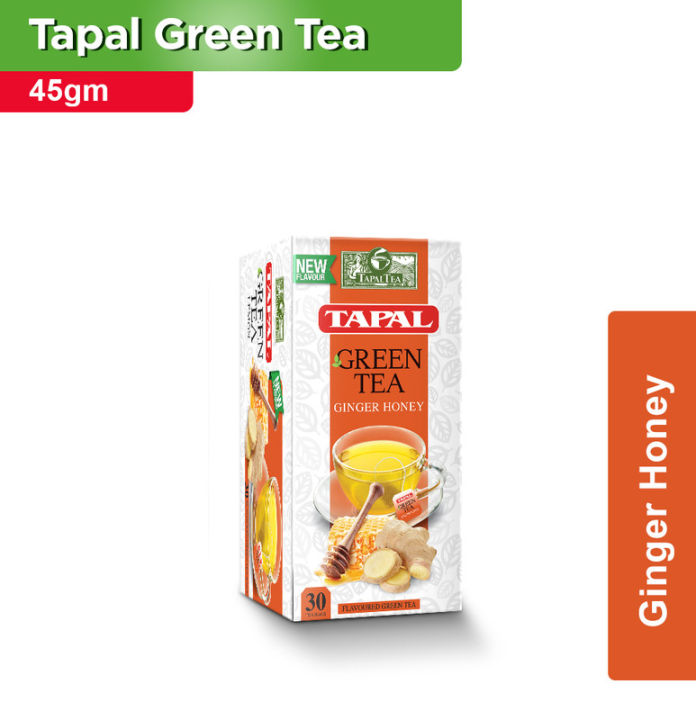 Tapal Ginger Honey Green Tea 45g