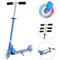 2 Wheels Steel Frame Foldable and 3 Adjustable Height | Skating Cycle Kids Scooter 5 to 10, 12 Years Boys and Girls - Capacity 50kg. 