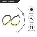 2Pair Bike Trouser Clips Bike Trouser Clips with Reflective Bands for Night Rides. 