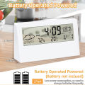 Transparent LCD Digital Clock. 
