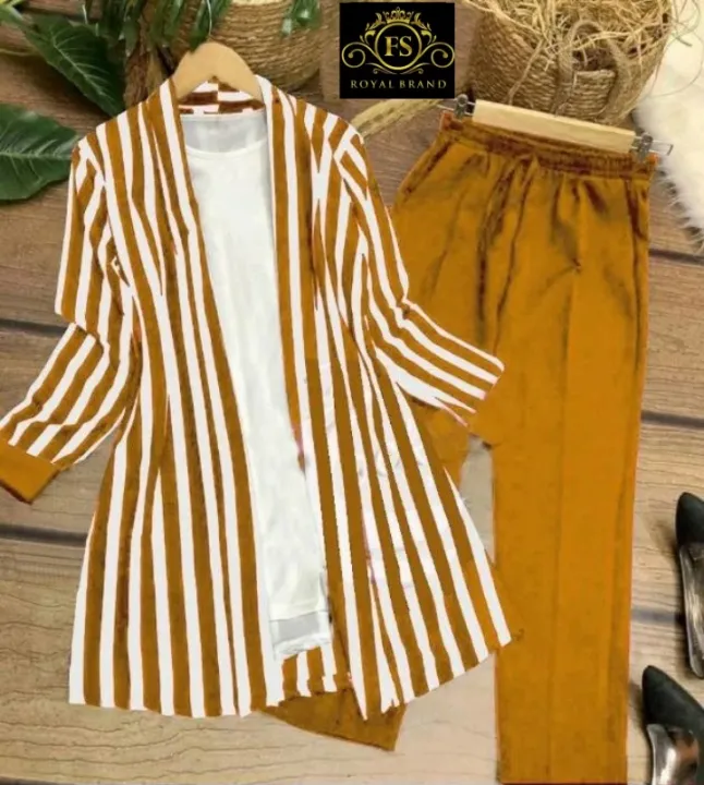 Stylish%20Stitched%203%20Piece%20Coat%20Gown%20Set%20for%20Women,%20Royal%20Casual%20Dress%20(Gown,%20Shirt,%20Trouser)%20One%20Size,%20Multi%20Color%20Options%20-%20Image%203