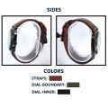 TOMI Watch for Men Leather Strap Quartz Watch Business Casual Style Multiple Colors Model T084. 
