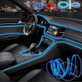 Car Dashboard Neon Lights  EL Wire Strip 2 Meters. 