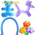 Colorful Party Balloons 100pcs Colorful Twistable Balloon Set for Party Decoration Emulsion Kids Balloon Ideal for Southeast Asian Buyers Long Balloons for Kids. 