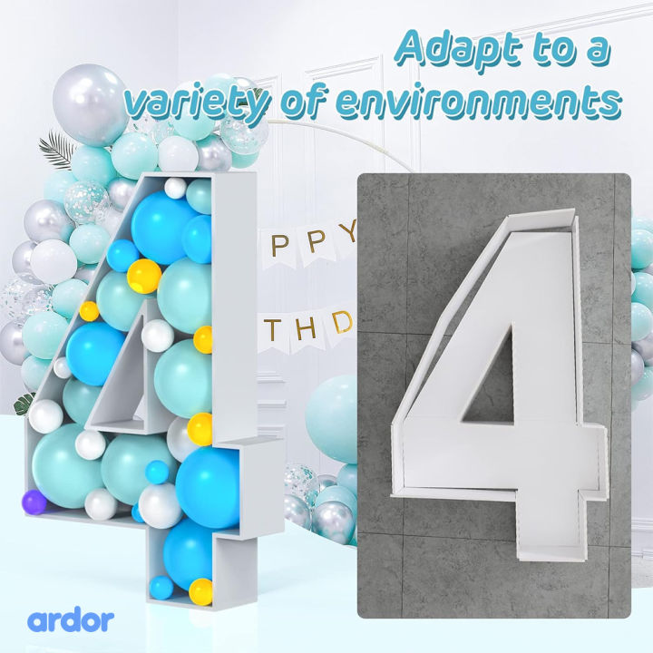 DIY%20Mosaic%20Balloon%20Frame%20Marquee%20Light%20Up%20Numbers%200-9%20Pre-Cut%203ft%20Tall%20Large%20Foam%20Board%20Sign%20Cut-out%20for%20Boy%20Girl%20Birthday%20Backdrop%20Anniversary%20Decoration%20-%20Image%205