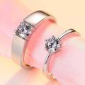 Classic Couple Rings For Men Women Wedding Lovers' Rings with Packing Box Romantic Valentine's Day Gift Jewelry Accessories. 