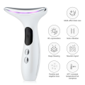 Microcurrent Face Neck Beauty Device Anti Wrinkle Thin Double Chin Skin Care Facial Massager. 