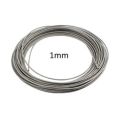 Aluminium Bendable Craft Wire for Making DIY Crafts 3 Meters and 6 Meters Length 1 mm Thickness Silver jewellery making accessories. 