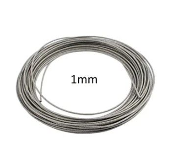 Aluminium Bendable Craft Wire for Making DIY Crafts 3 Meters and 6 Meters Length 1 mm Thickness Silver jewellery making accessories