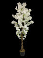 Imported artificial Cheery Tree with black Planter. 