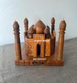 Handcrafted Wooden Taj Mahal Replica - A Masterpiece of Art and Craftsmanship. 