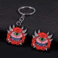 Game Doom Eternal Cacodemon Cute Cartoon Enamel Alloy Metal Keychain Keyring Key Chain Bag Clothes Coats Lapel Badge Brooch Pin. 
