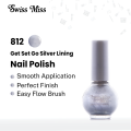 Swiss Miss Nail Polish Get Set Go Silver Lining (812). 