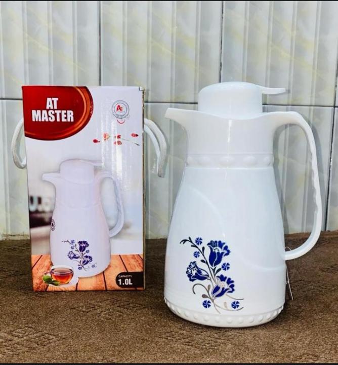 1 Liter  Thermos-Hot n Cool Thermos Plastic Body Best Quality Tea pot Coffee Best Quality