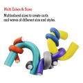 20 Hair Roller Curling Rods Soft Flexible Hair Curler Makers DIY Hair Styling Tools Harmless for Dry/Wet Hair. 