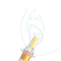 Baby Medicine Dispenser Baby Pacifier Feeder, Baby Liquid Medicine Dispenser, Anti-choking Silicone Needle Feeder Water Feeder, With Measuring 20ml Cup. 