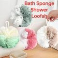 Shower Loofahs Bath Sponges  Bath Scrunchies Mesh Pouf Exfoliating Loofa for Body Washing Showering. 