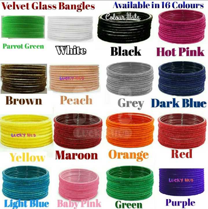 2%20dozen%20velvet%20glass%20bangles%20Bangles%20for%20girls%20all%20sizes%20available%20in%20different%2020%20colors%20-%20Image%207