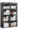 Competitive Price Thickened Book Rack Shelf Portable Metal Book Shelves, Folding Book Rack Almirah Design, Large Capacity Storage Shelves for Books, Toys , Light Weight Grocery. 