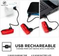 Bicycle Mountain Bike Apace Vision Guard G3x Bike Tail Light USB Rechargeable Super Bright 100 Lumens LED Red Taillight for Optimum Cycling Safety. 