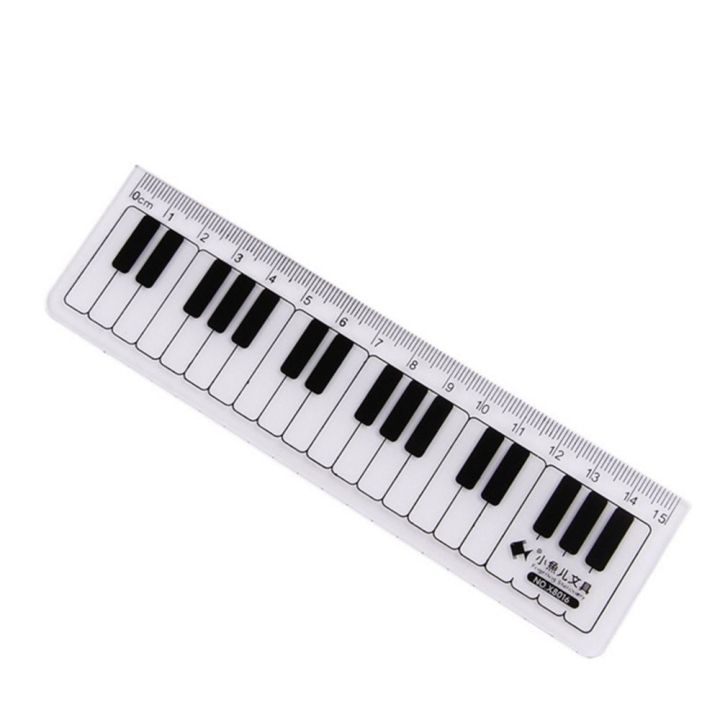 Music Scale Ruler Portable Creative Stationery 15cm Office School Supplies Scale Ruler ...