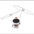 Induction Flying Astronaut Toy Aircraft – Rechargeable LED Drone Helicopter with Hand Sensor Control (Random Colors). 