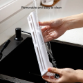 Wall-Mounted Storage Knife Rack - Punch Free Kitchen Accessories, Utensils Organizer with Multiple Knife Slots and Hooks - Space-Saving and Versatile Tool Storage Rack. 