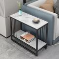 Coffee Tea Table, Living Room Small Apartment Simple Metal Frame Modern Design Sofa Side Table. 